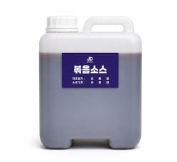 업소용 용기에 담긴 JD FOOD 볶음소스
